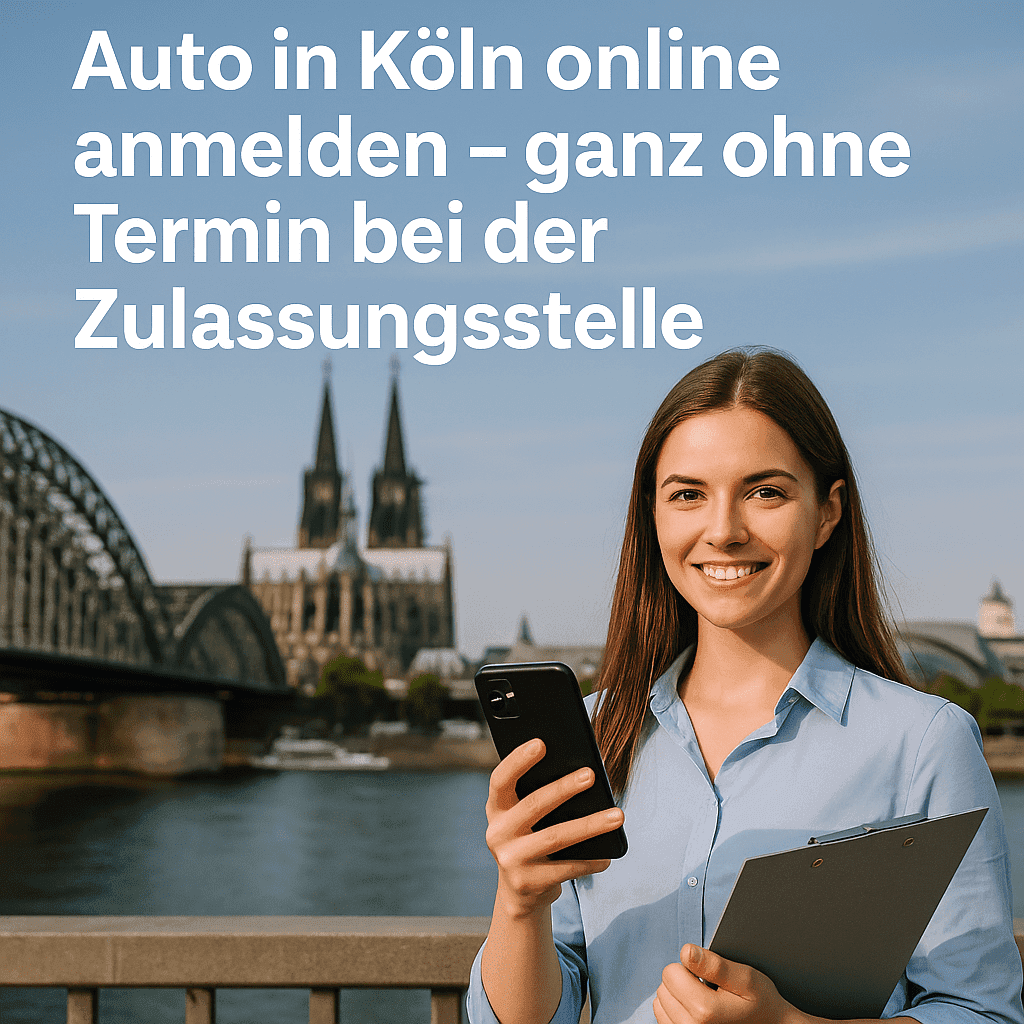 Auto in Köln online anmelden