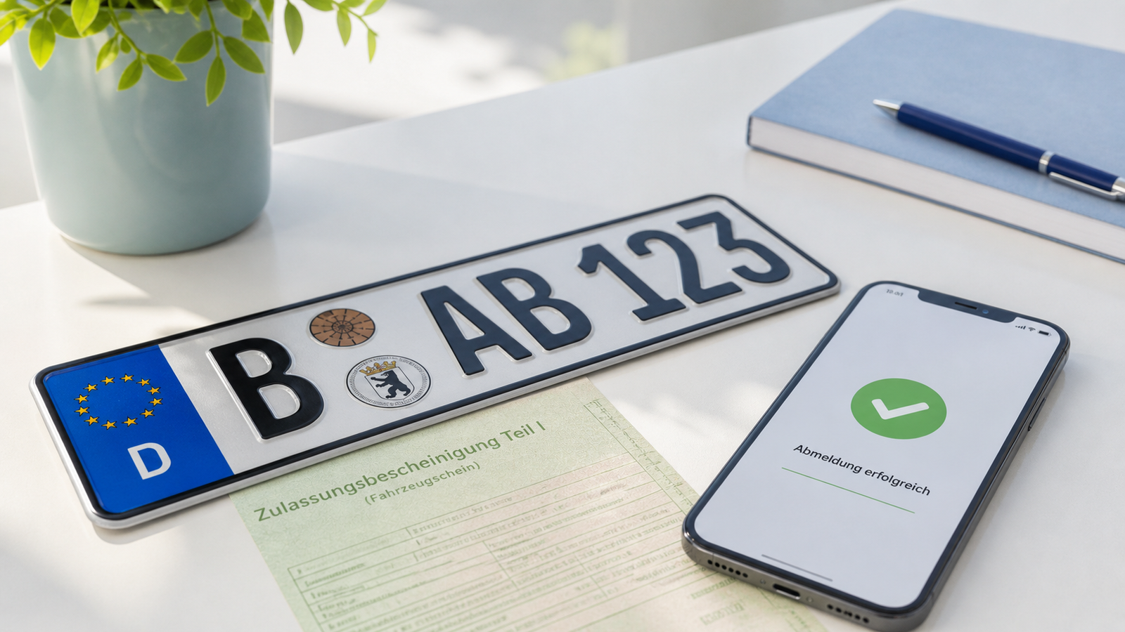 Kennzeichen abmelden online: So geht es 2026