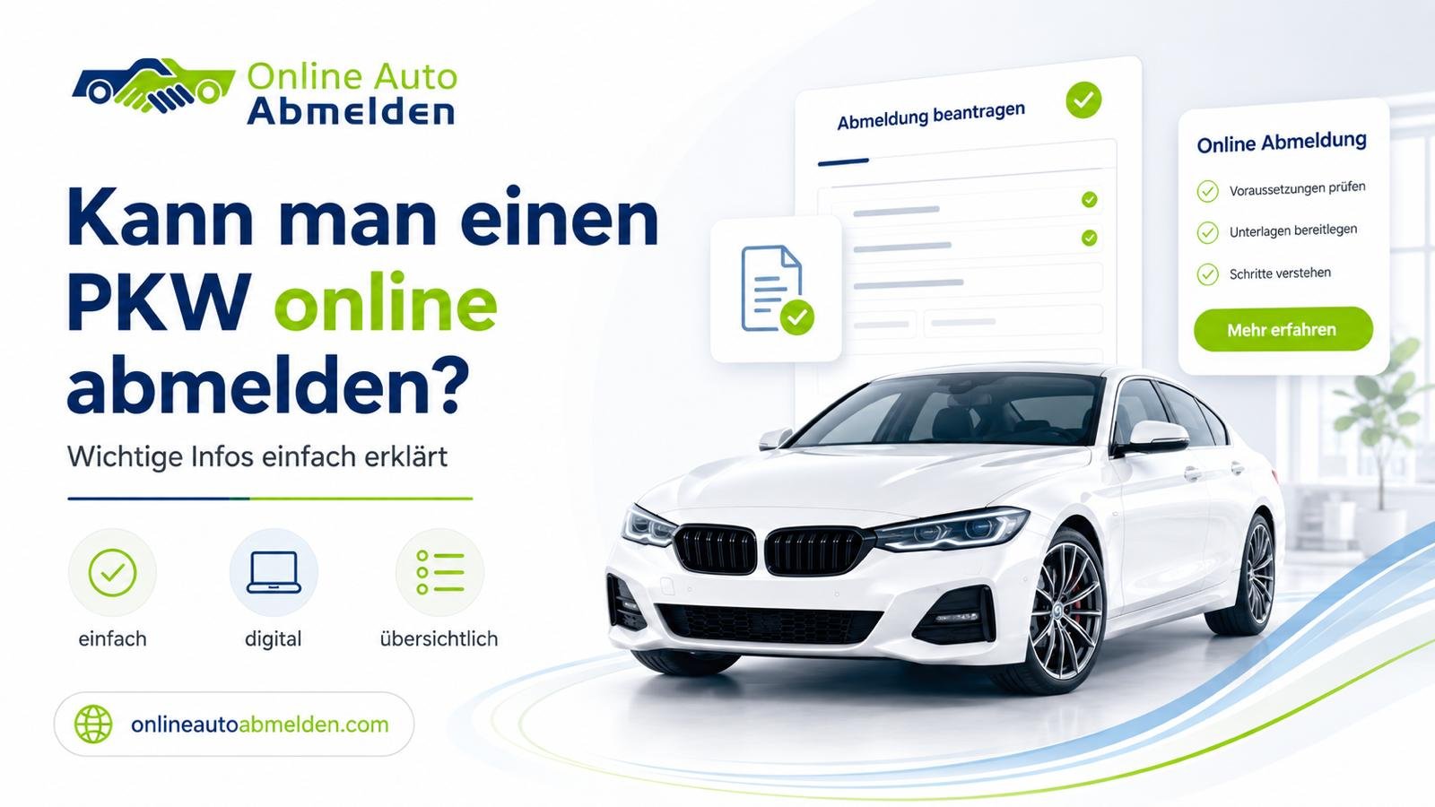 Kann man einen PKW online abmelden? Alles, was Sie wissen müssen