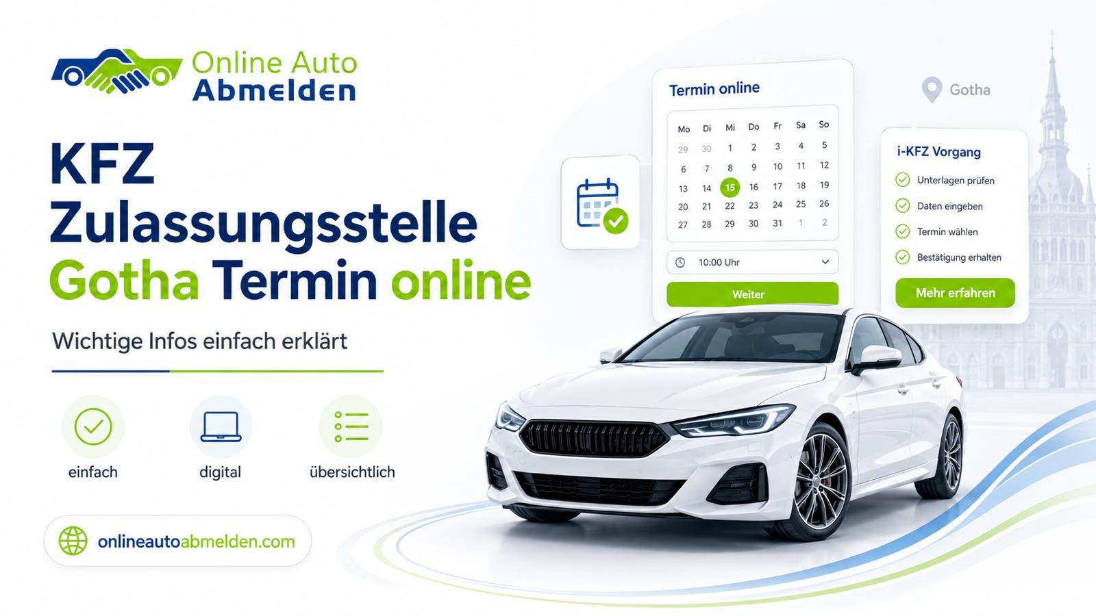 kfz zulassungsstelle gotha termin online: Wie kann man online einen Termin bei der Kfz-Zulassungsstelle Gotha buchen?