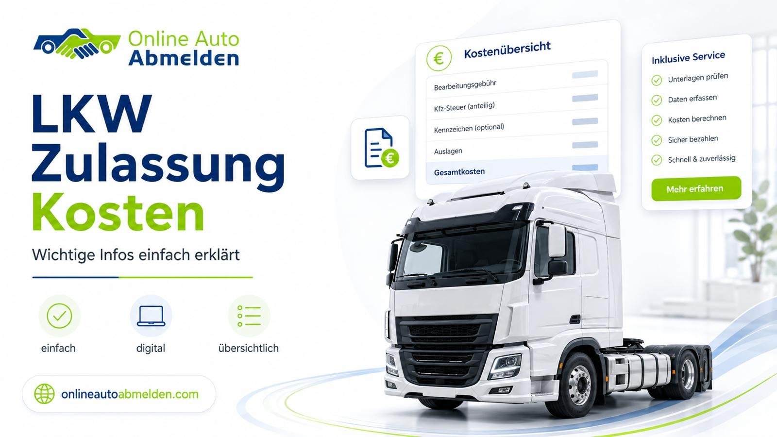 LKW Zulassung Kosten – Was kostet die Zulassung eines LKW in Deutschland?