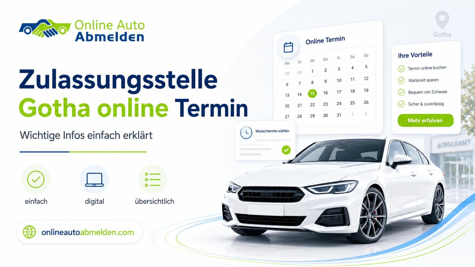 Zulassungsstelle Gotha Online Termin: Wie vereinbart man einen Termin online?