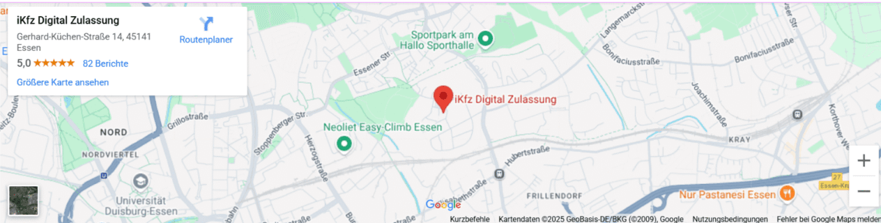Standort iKfz Digital Zulassung UG