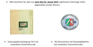 Ausserbetriebsetzung ehem. Stilllegung