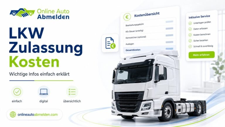 lkw zulassung kosten