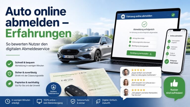 Auto online abmelden Erfahrungen - OnlineAutoAbmelden