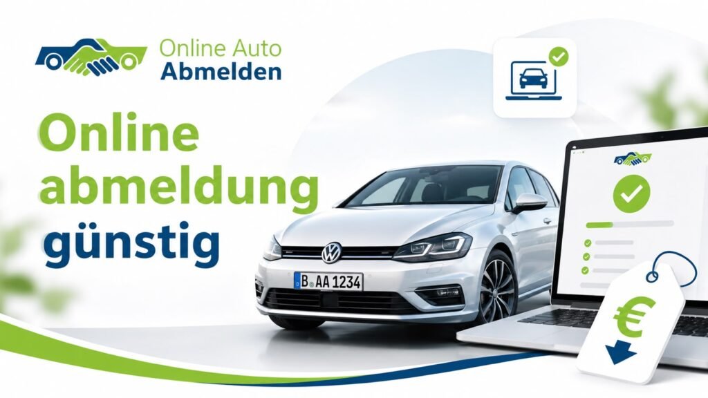 Online Abmeldung günstig: Fahrzeug schnell, sicher und bequem online abmelden