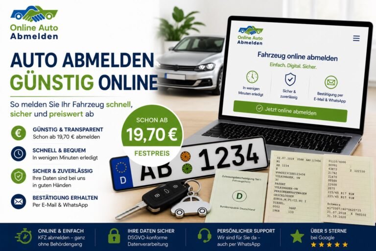 auto abmelden günstig online