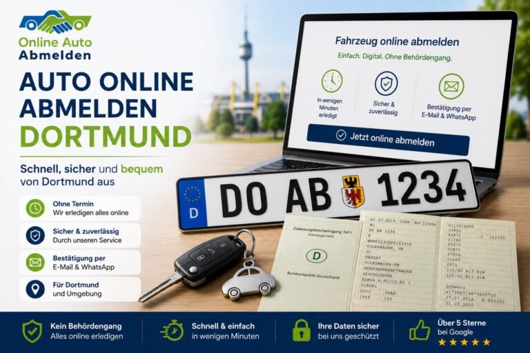 auto online abmelden dortmund​