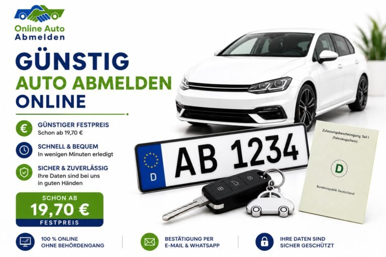 günstig auto abmelden online