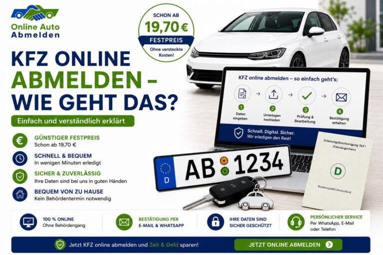 kfz online abmelden wie geht das