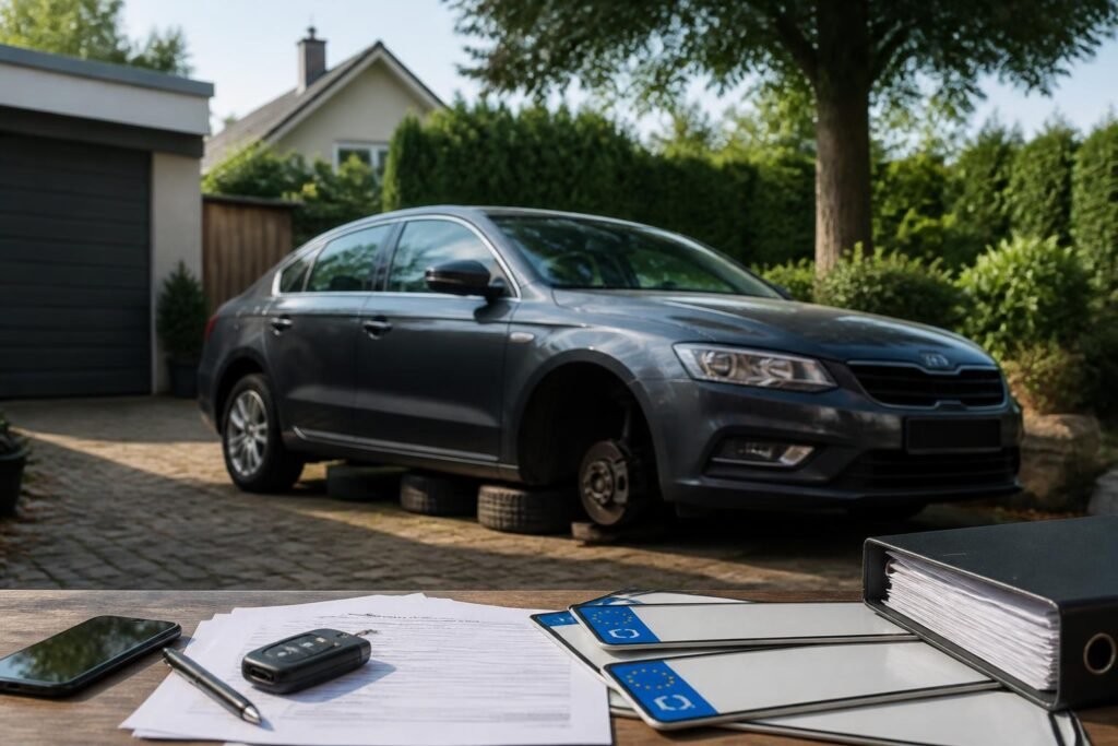 Abgemeldetes Auto auf Privatgrundstück: Was ist erlaubt?