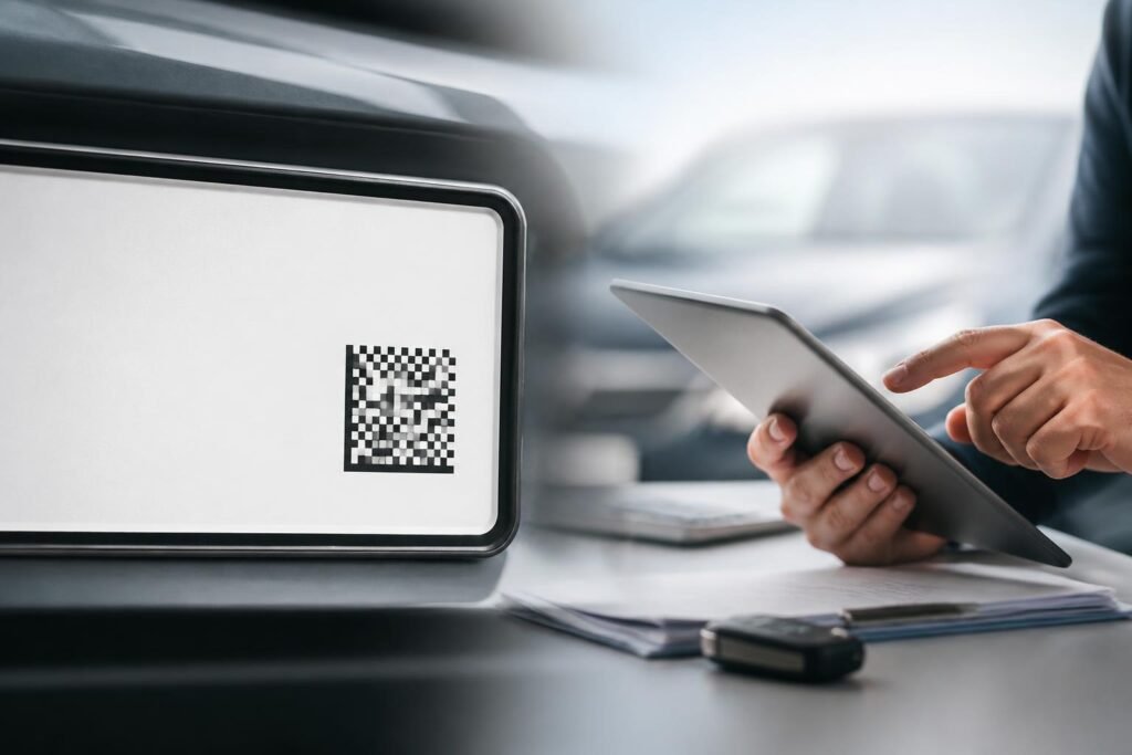 DataMatrix-Code am Kennzeichen: Wofür ist er da?
