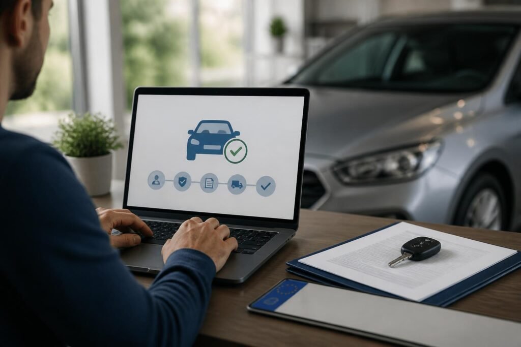 Wie melde ich mein Auto online ab?